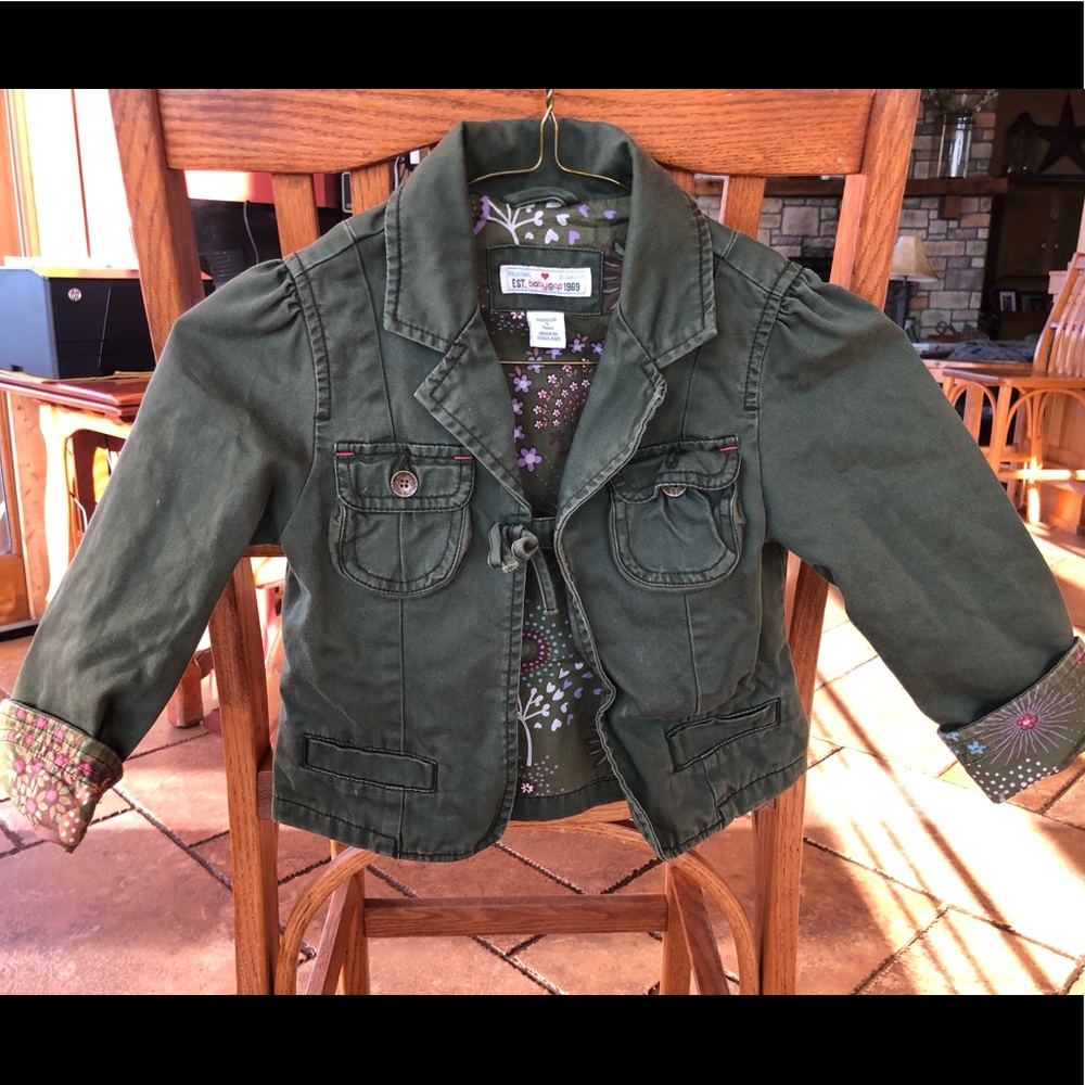 BabyGap brand girls utility jacket